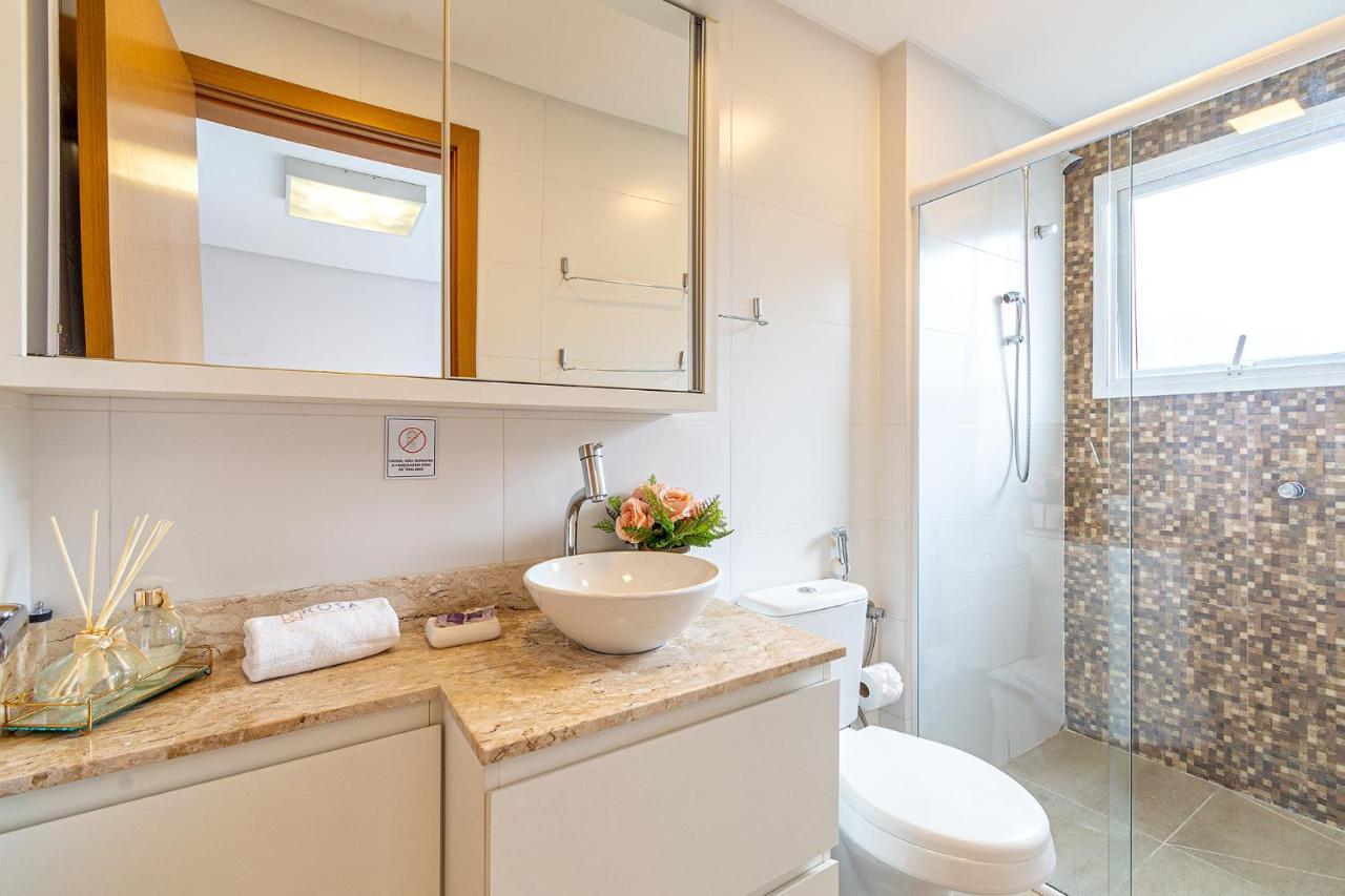 Rosa Apartamento Luxo No Centro Gramado公寓 外观 照片