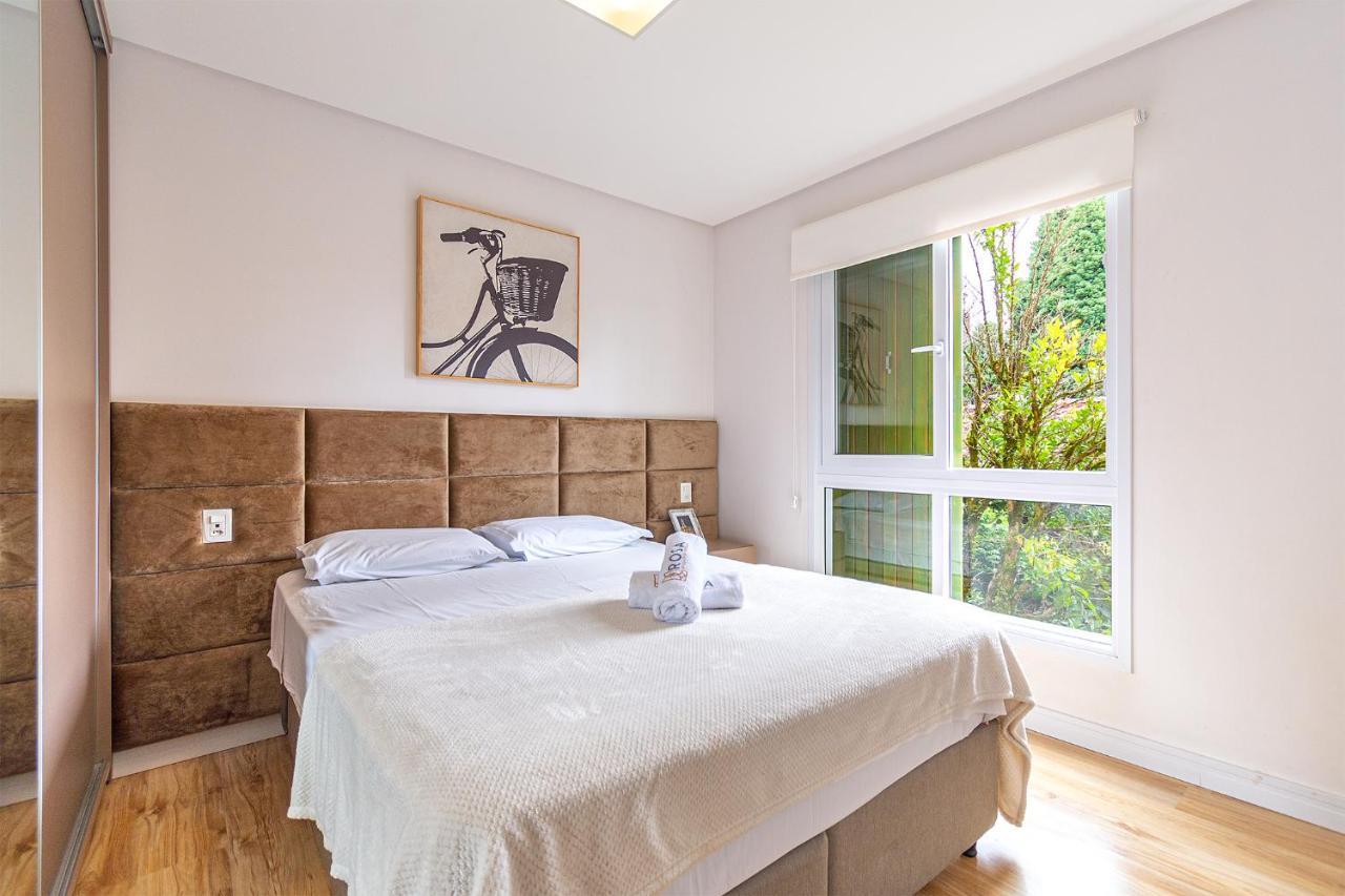 Rosa Apartamento Luxo No Centro Gramado公寓 外观 照片